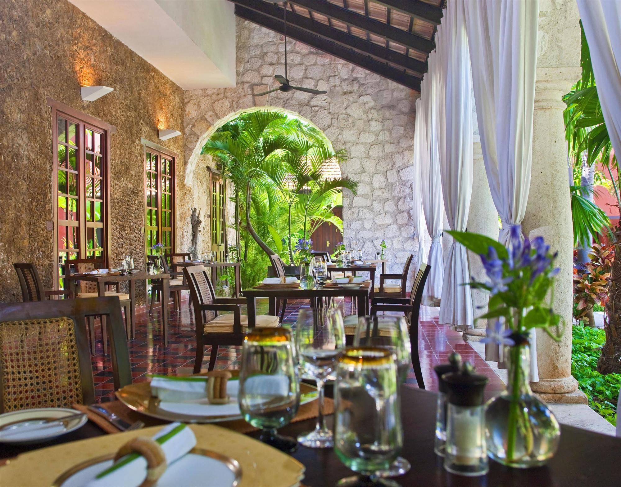 Hacienda Campeche Hotel Restoran foto