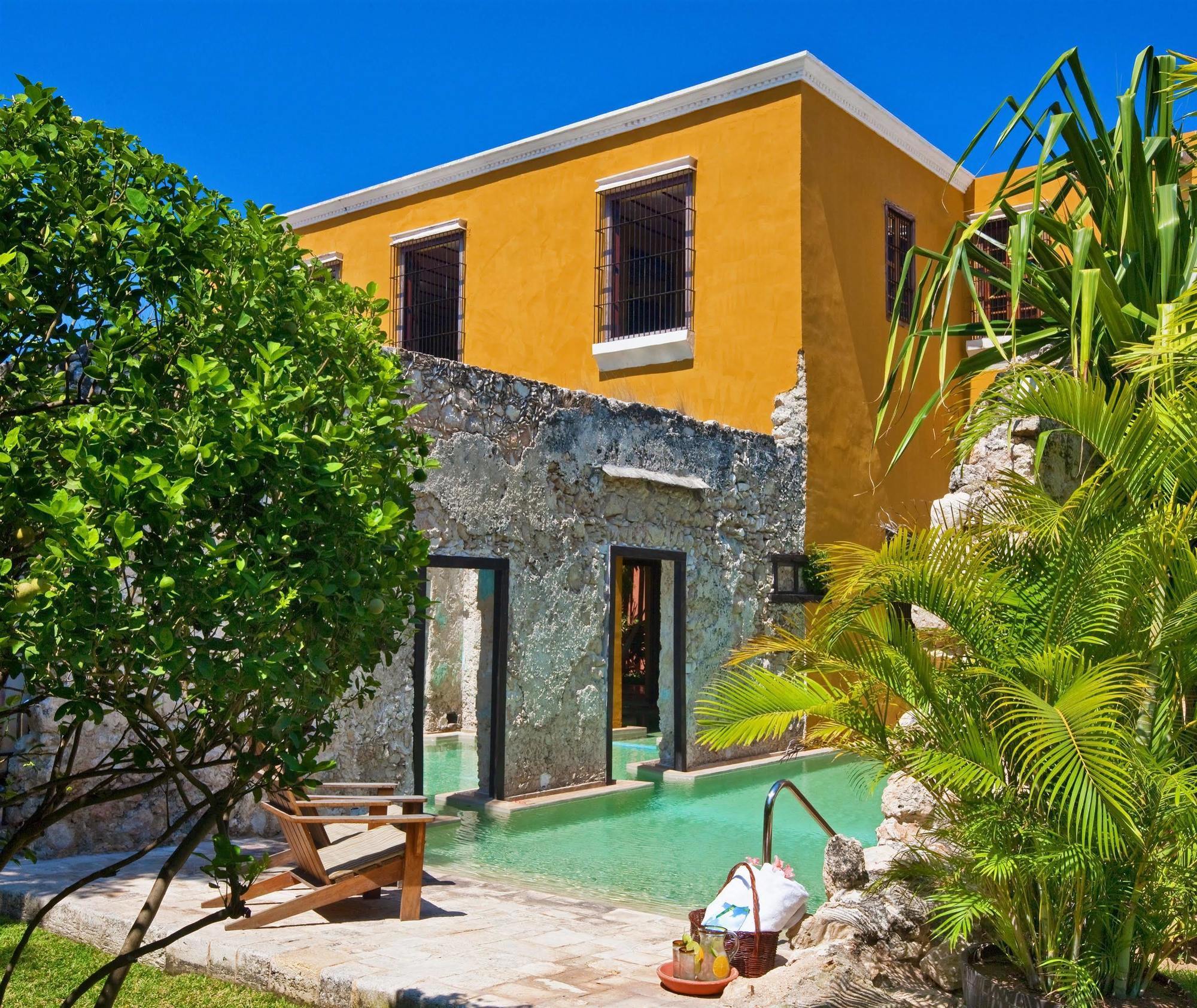 Hacienda Campeche Hotel Bagian luar foto