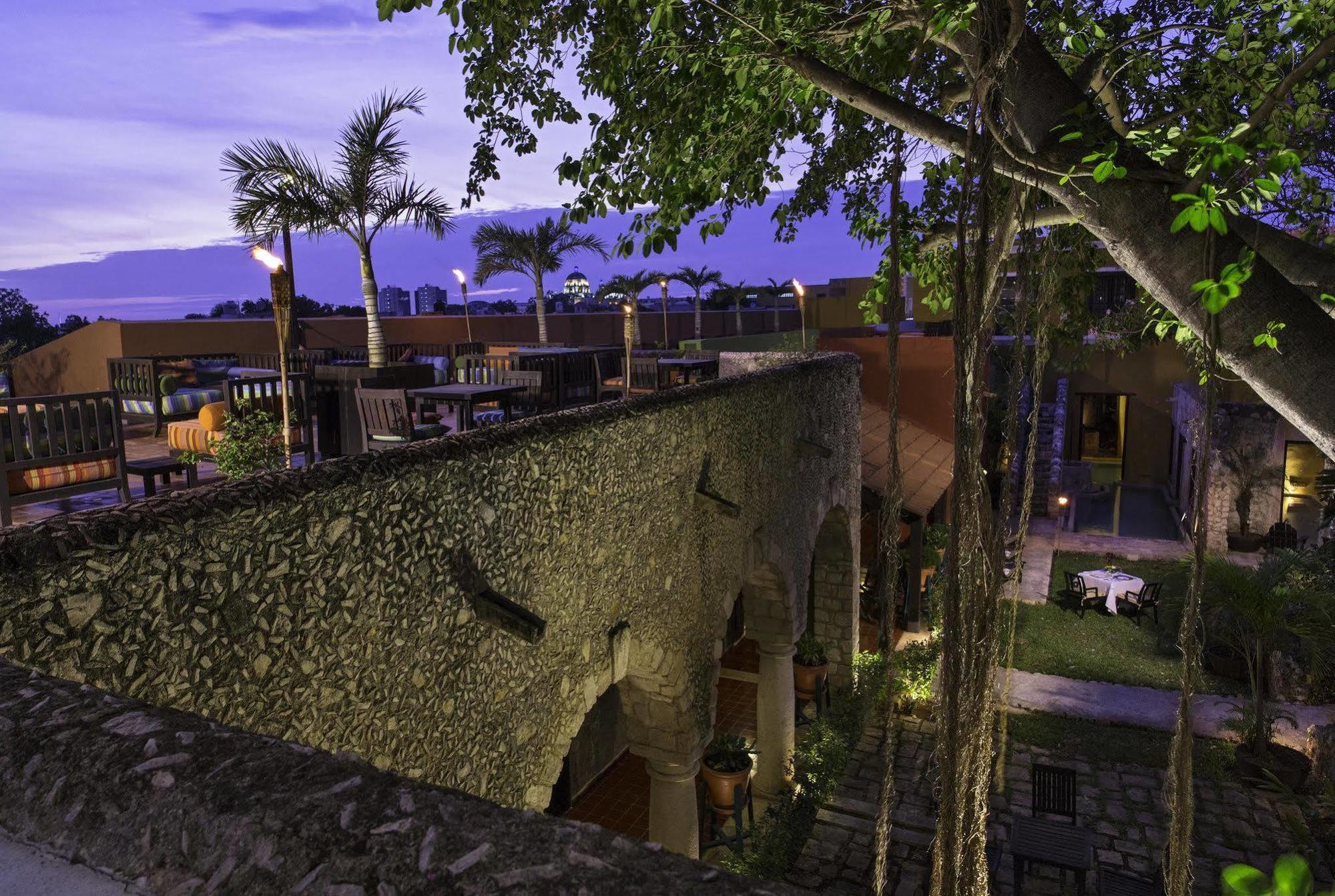 Hacienda Campeche Hotel Bagian luar foto